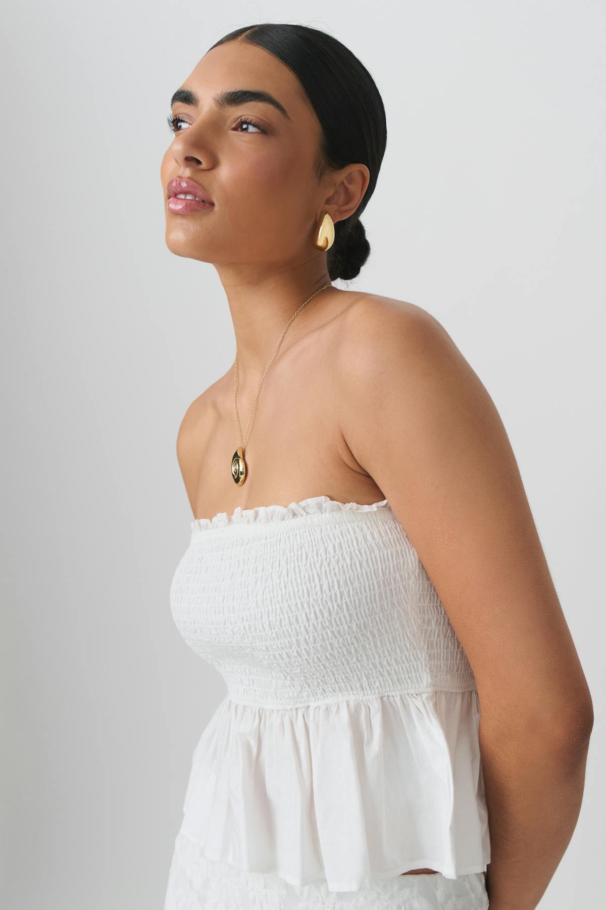 Smock tube top