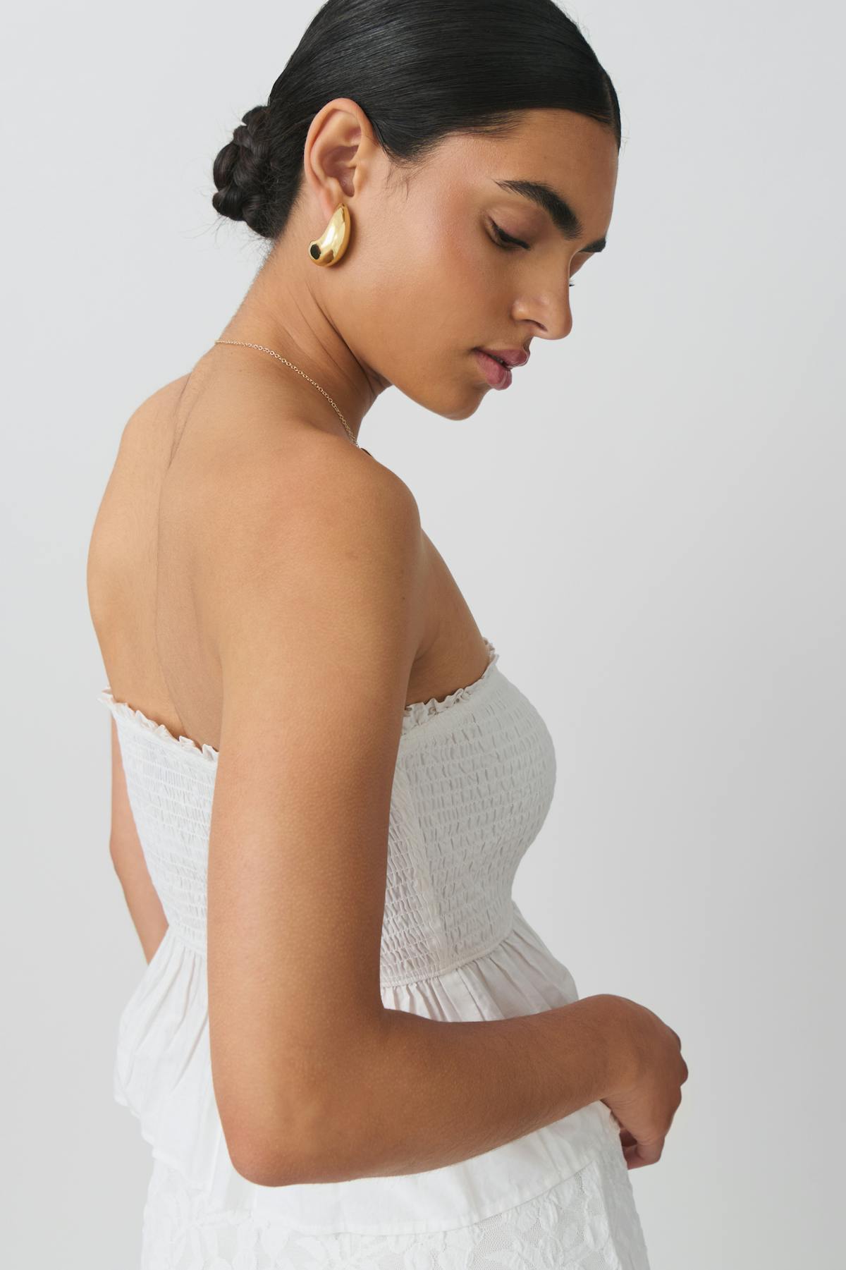 Smock tube top
