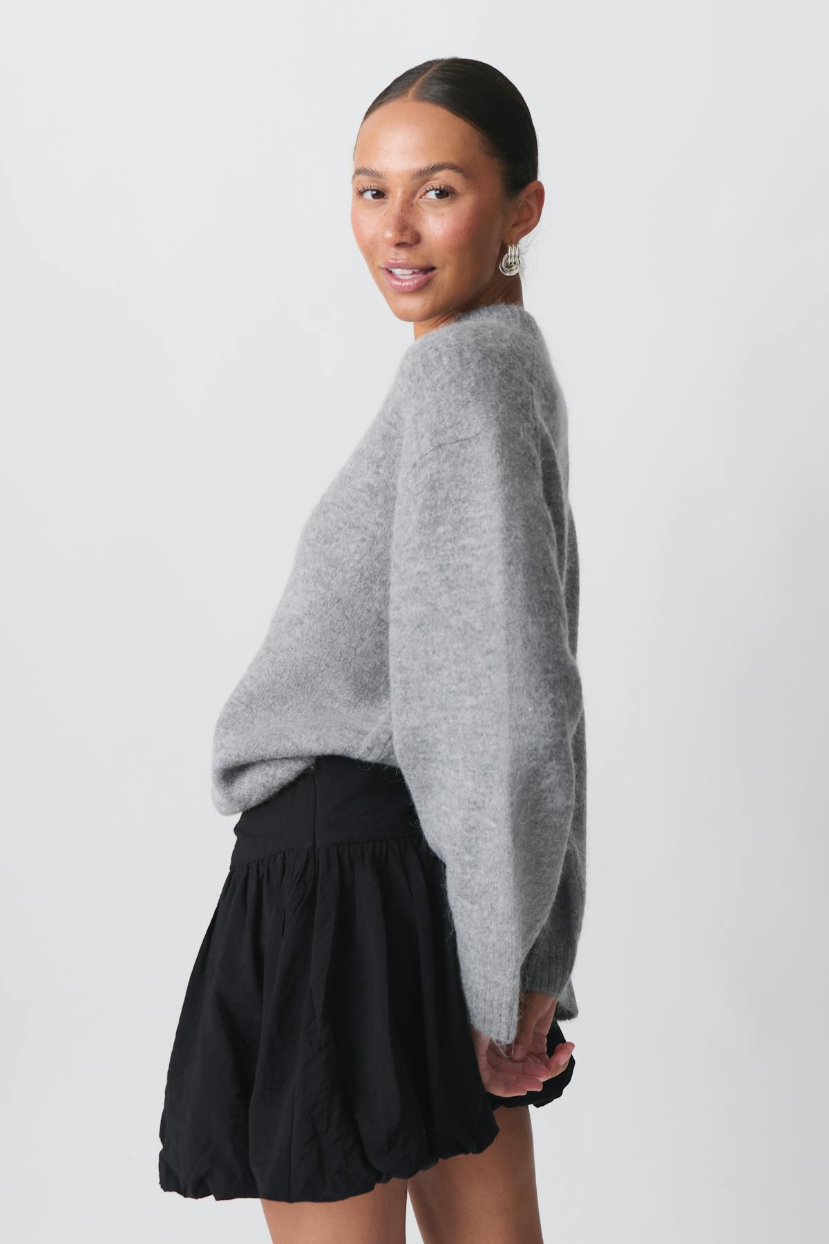 Mini balloon skirt