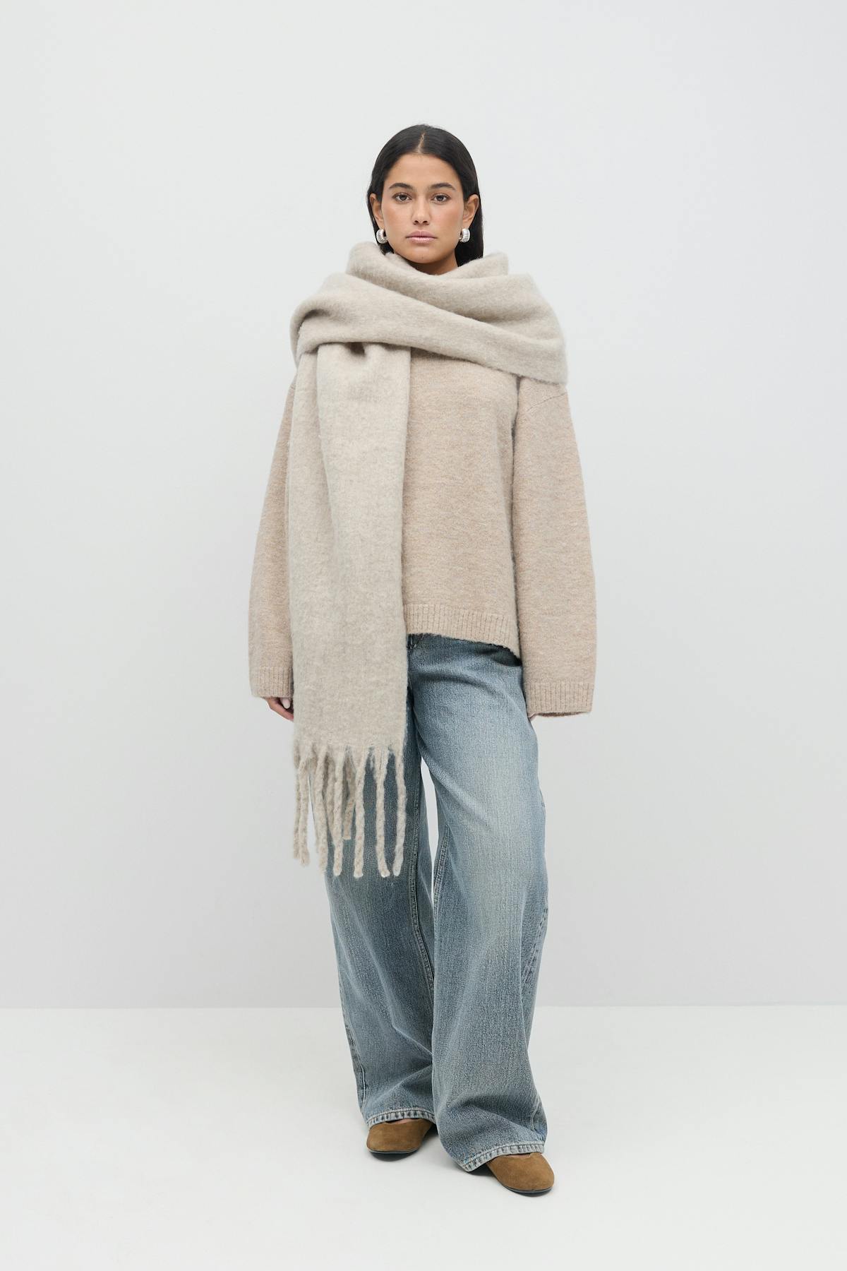 Soft chunky scarf