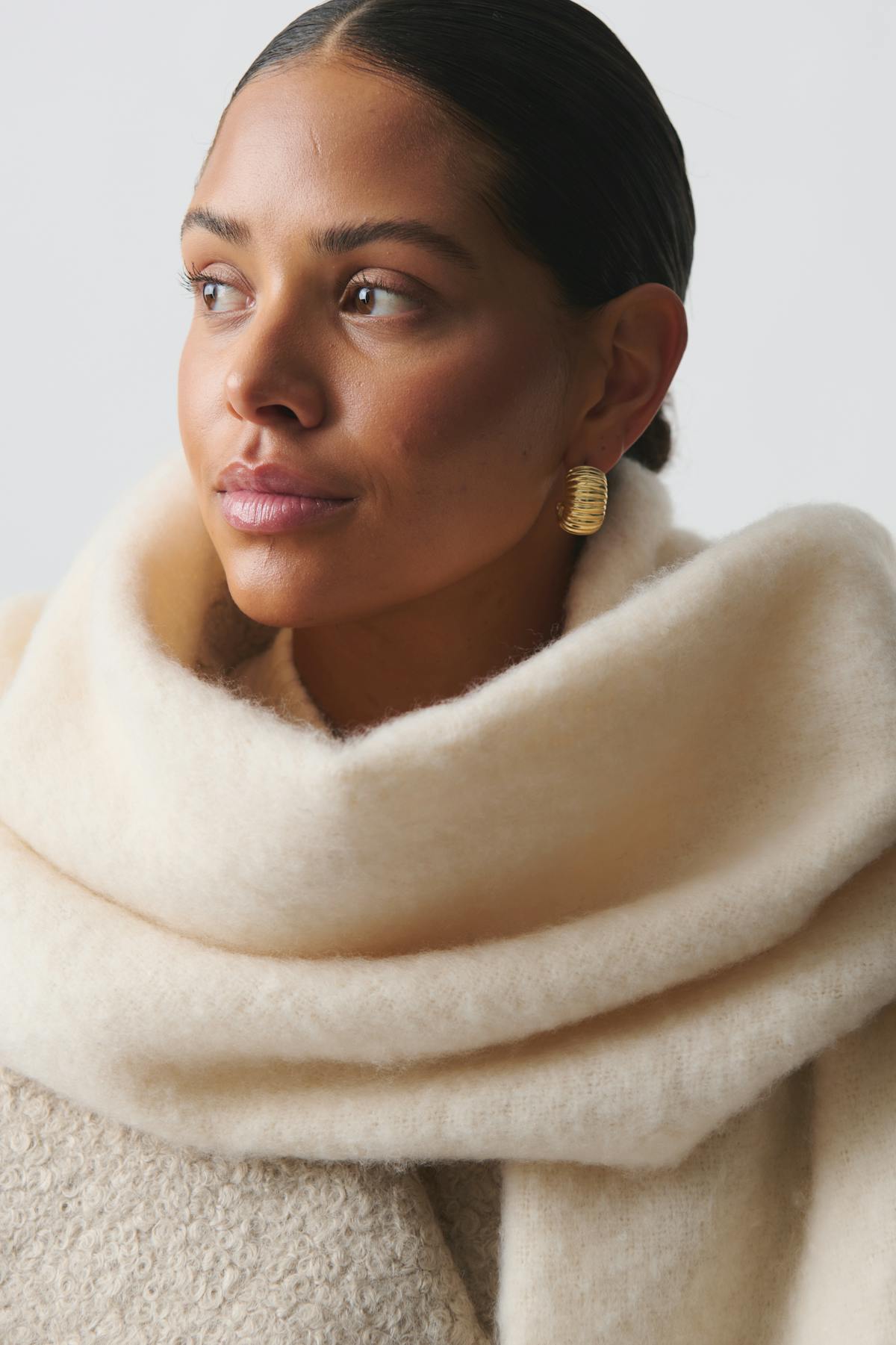 Soft chunky scarf