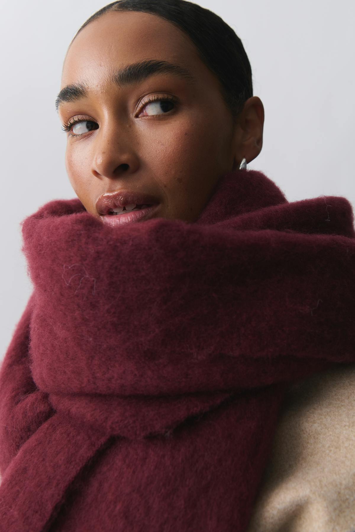 Soft chunky scarf