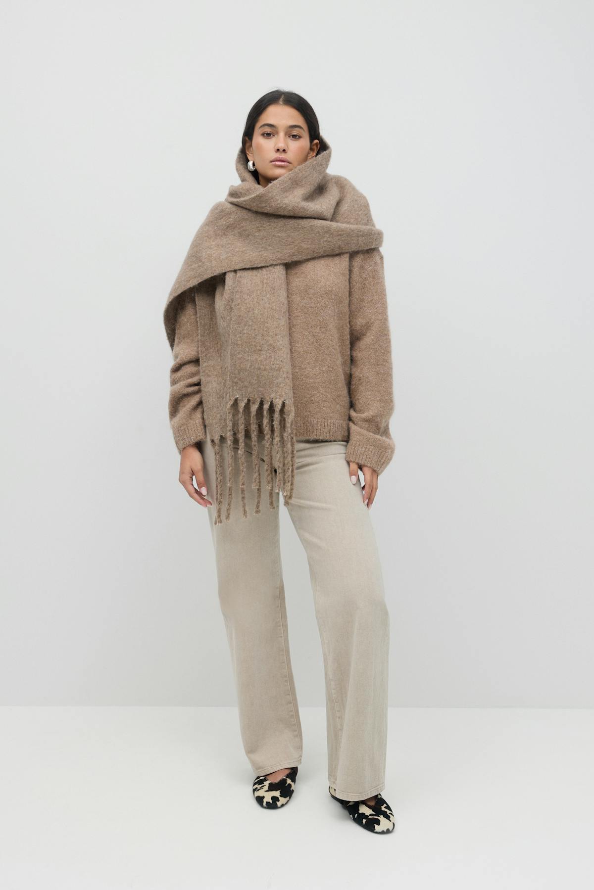 Soft chunky scarf