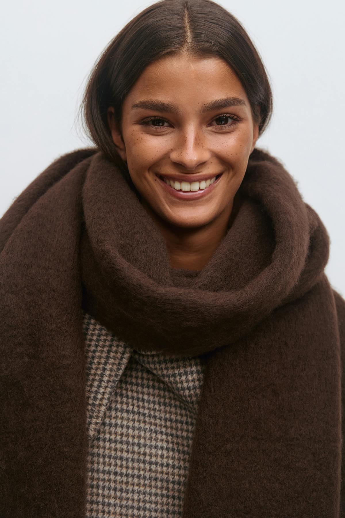 Soft chunky scarf