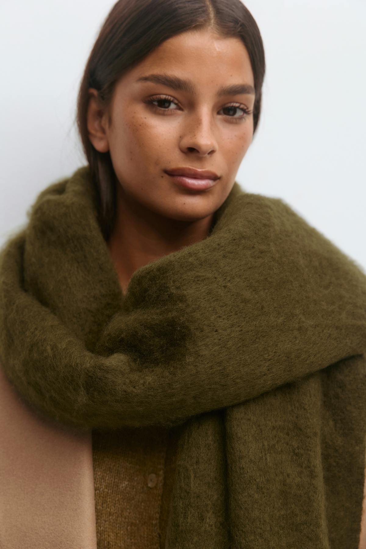 Soft chunky scarf