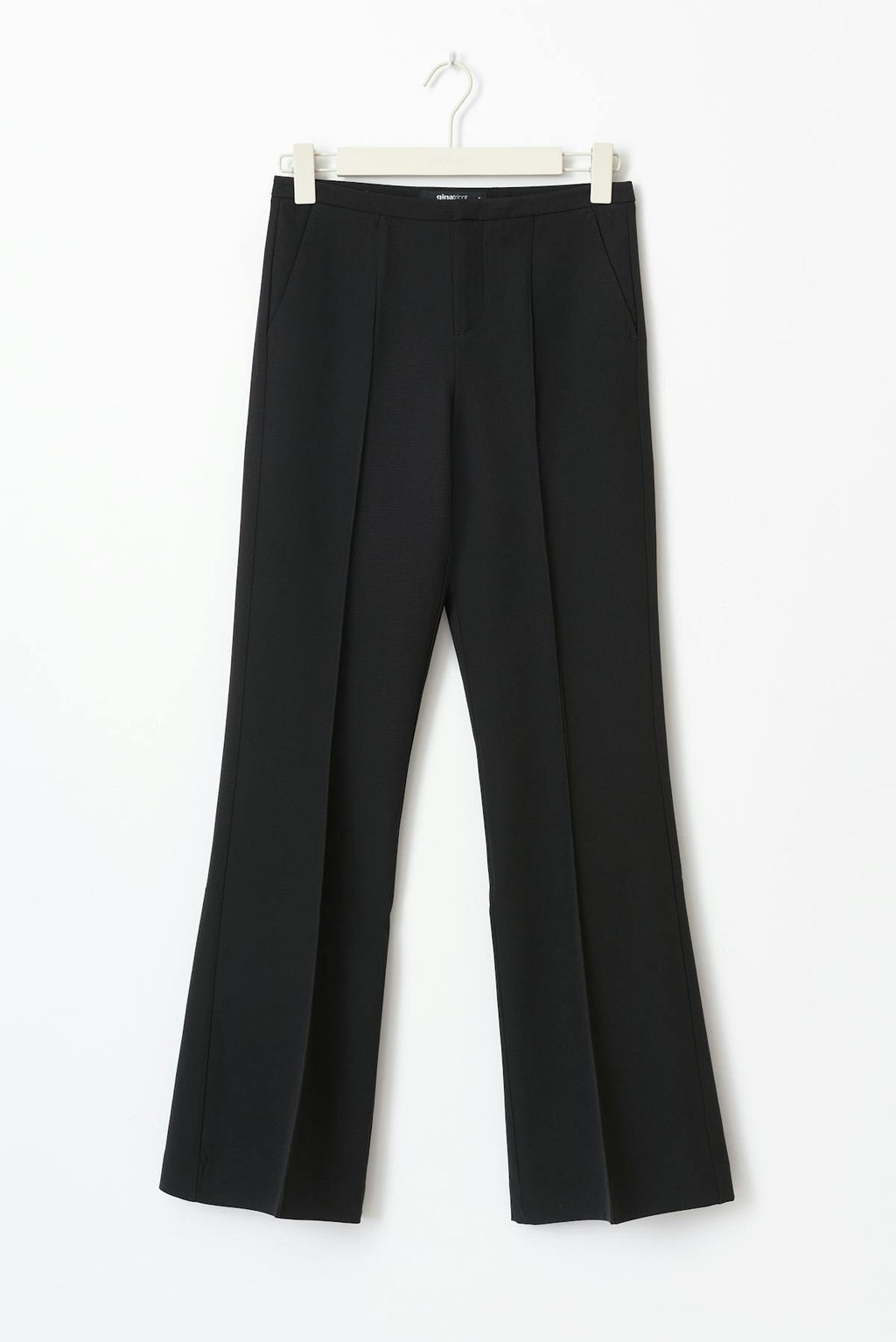 mid waist bootcut trousers