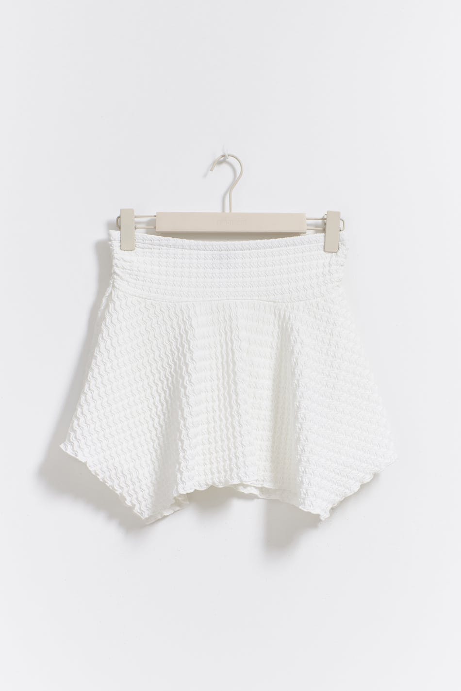 Assymetric mini skirt
