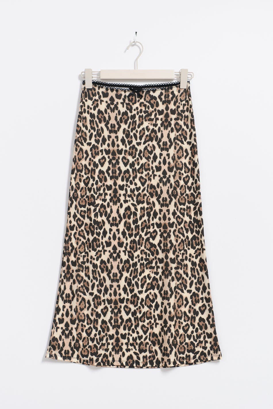 Bow midi skirt