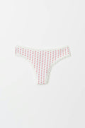 Flirty cotton thong