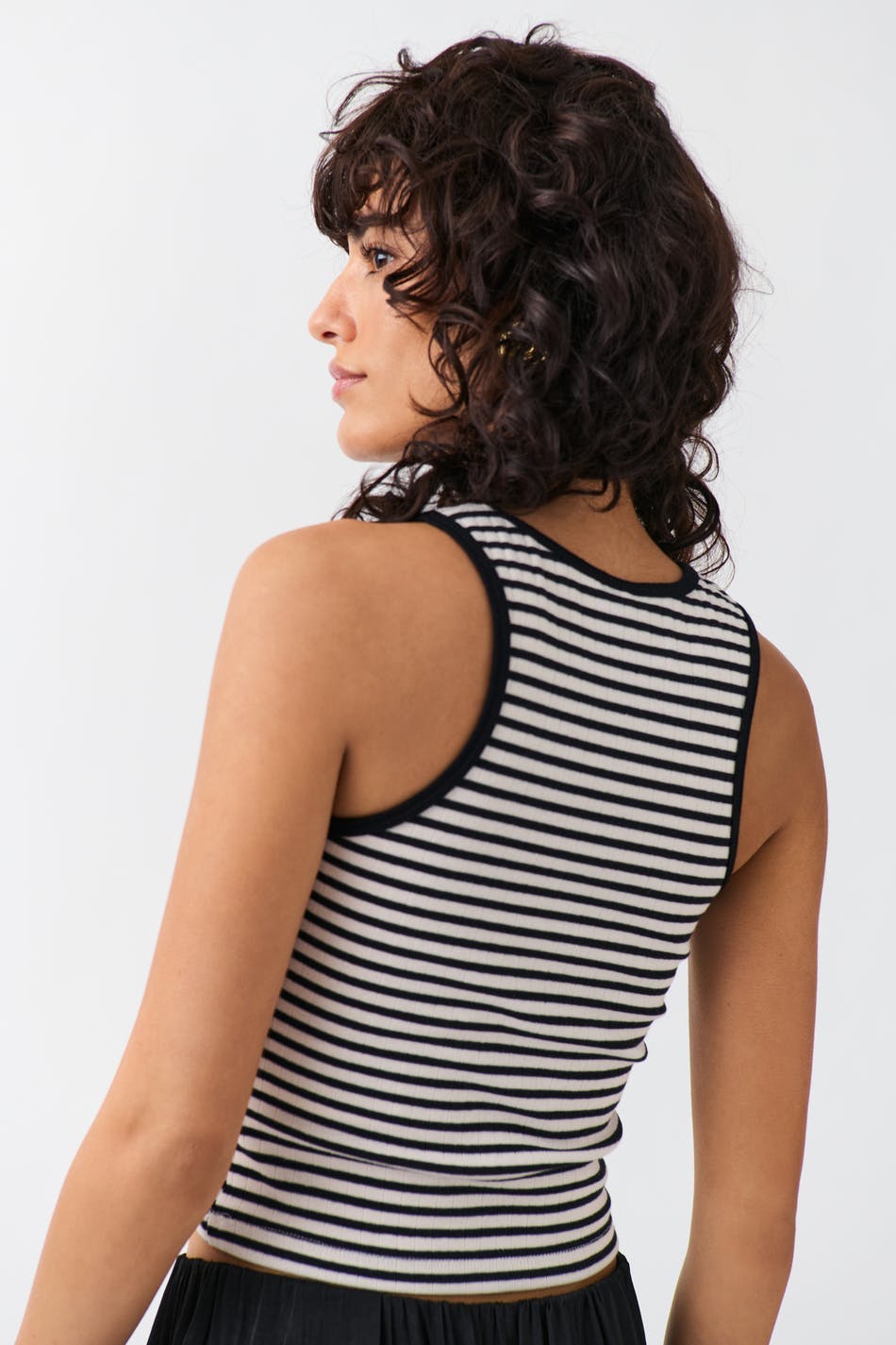 Striped soft tank