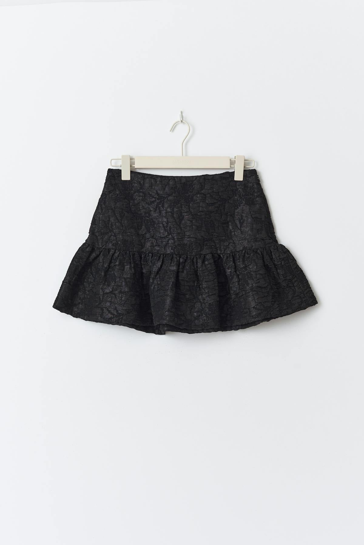 brocade mini skirt