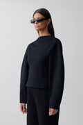 Funnel neck top
