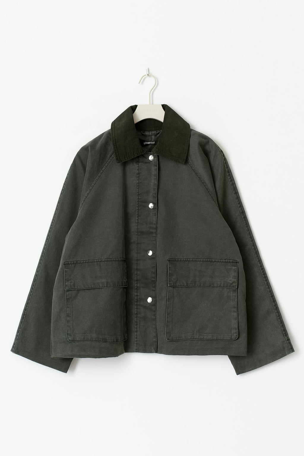 Waxed effect jacket
