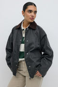 Waxed effect jacket