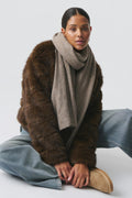 soft knitted scarf