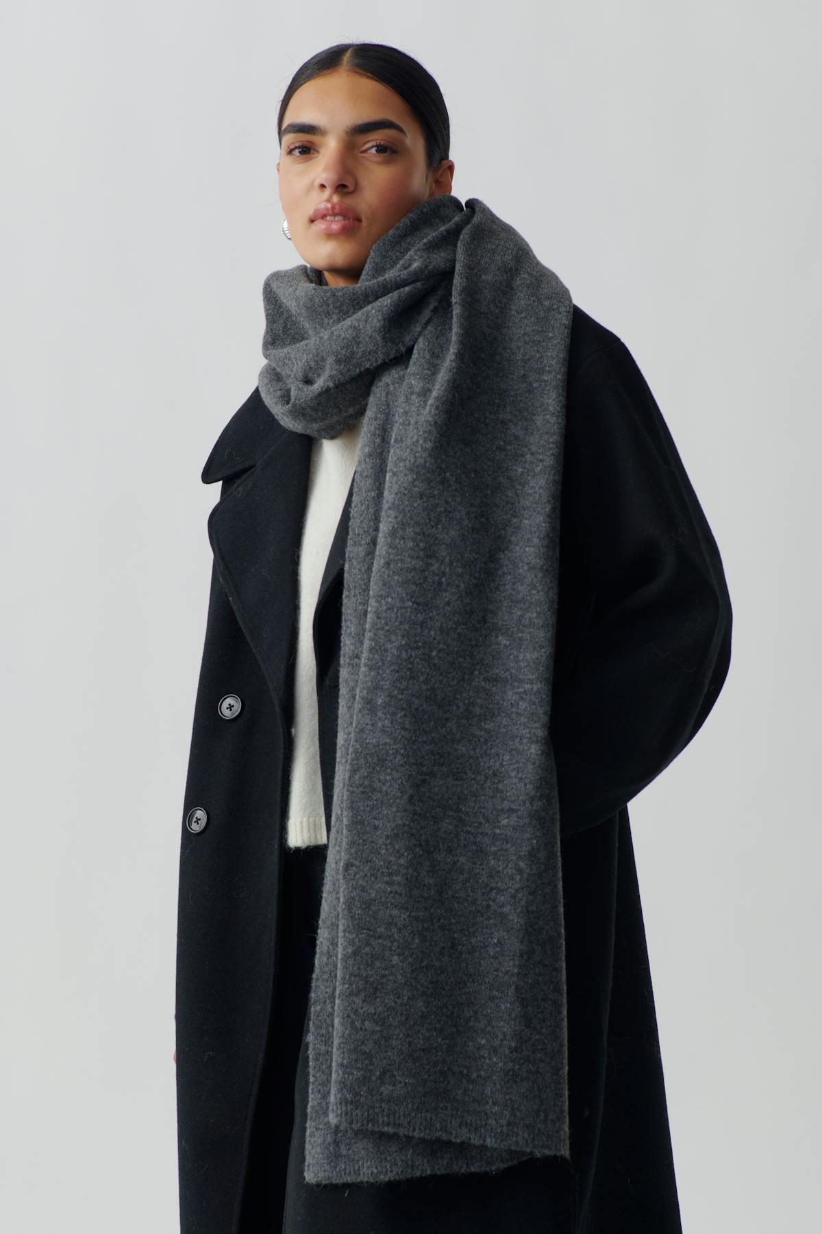 soft knitted scarf