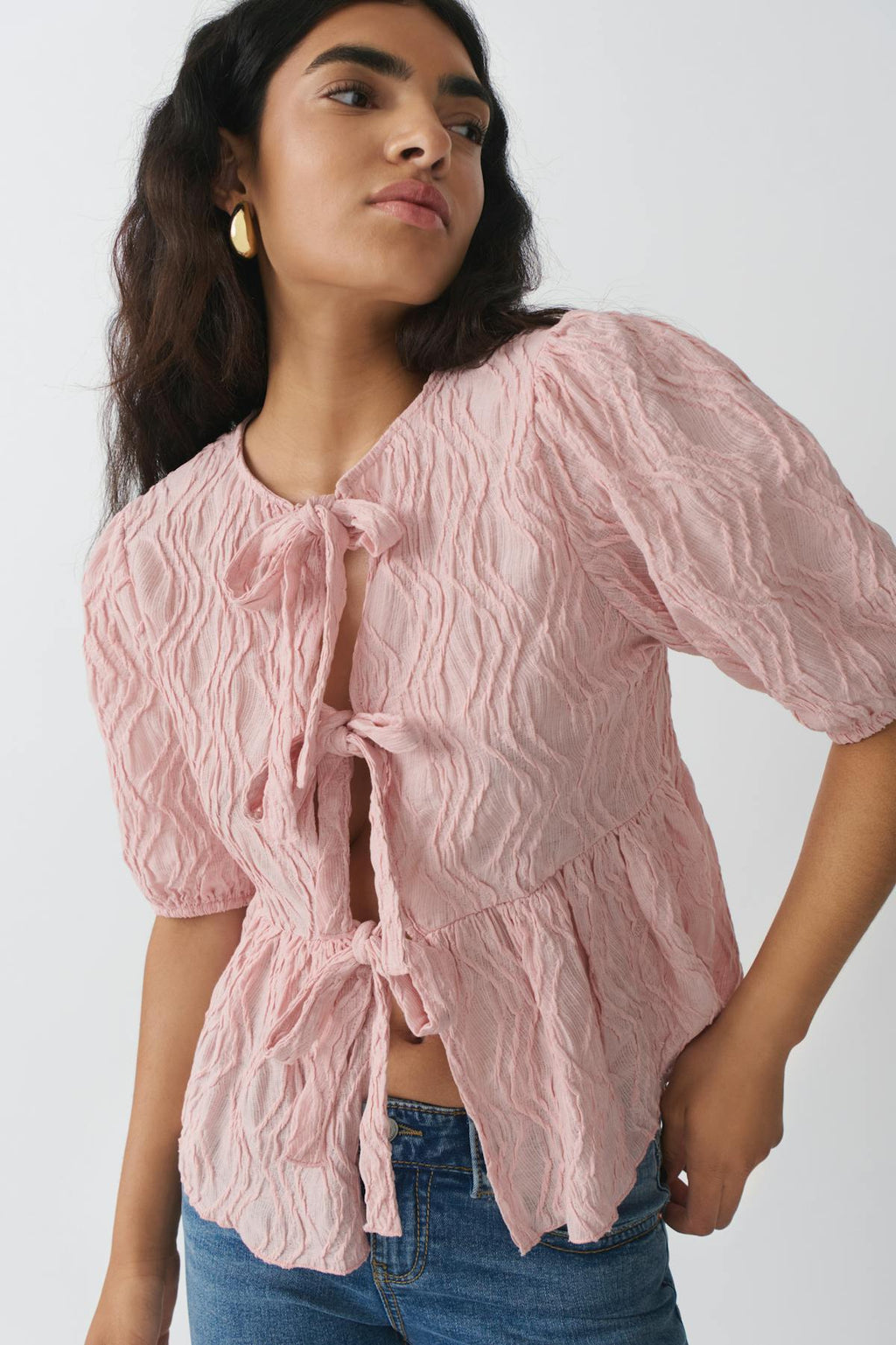 Puff sleeve blouse