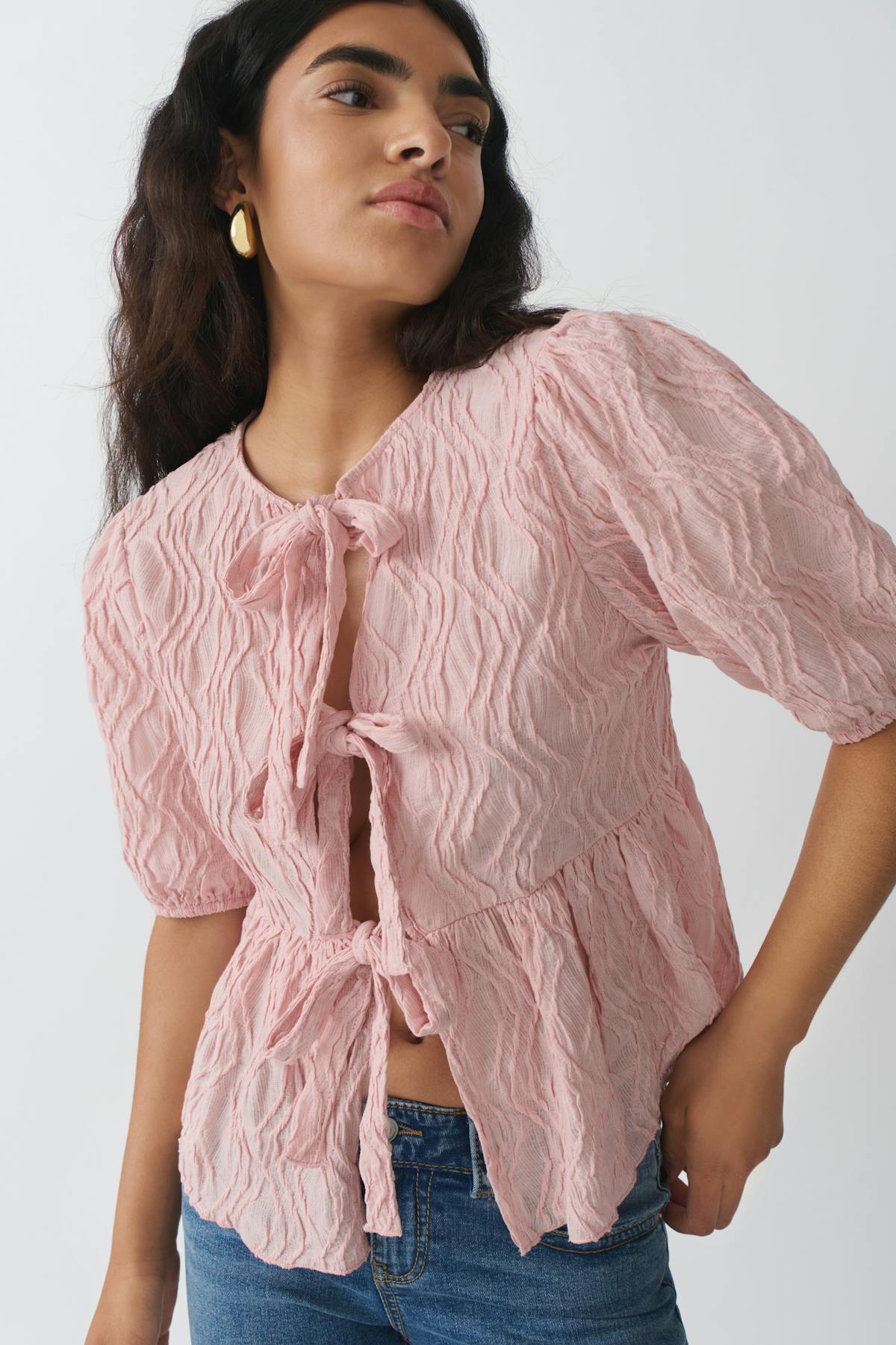Puff sleeve blouse