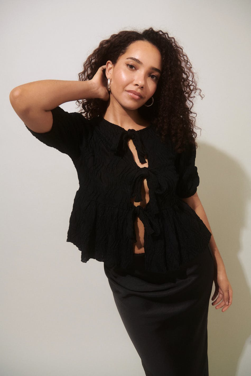 Puff sleeve blouse