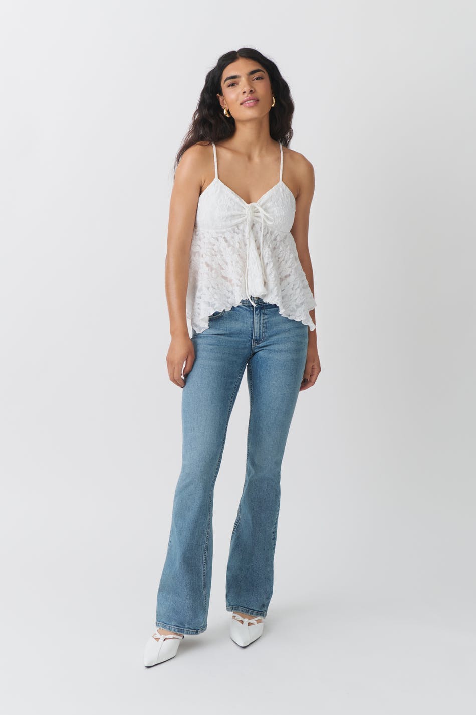 Low waist bootcut jeans