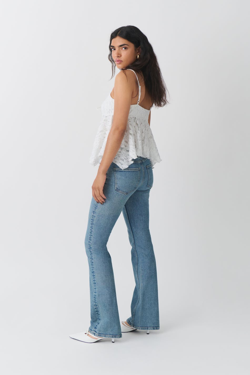 Low waist bootcut jeans