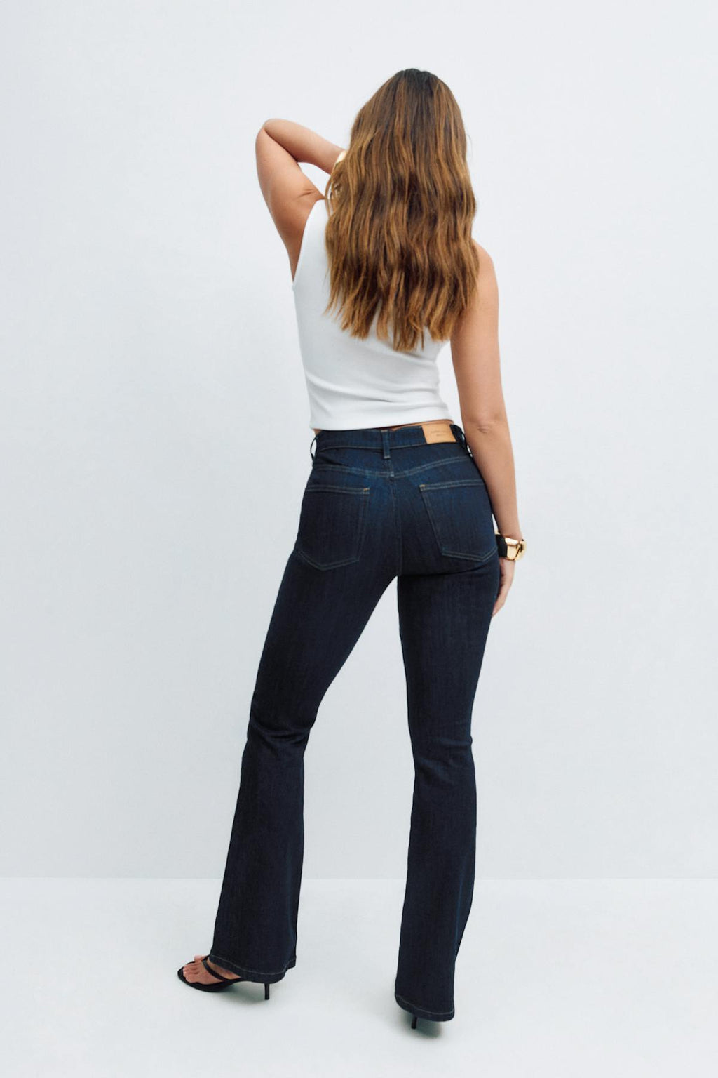 Low waist bootcut jeans