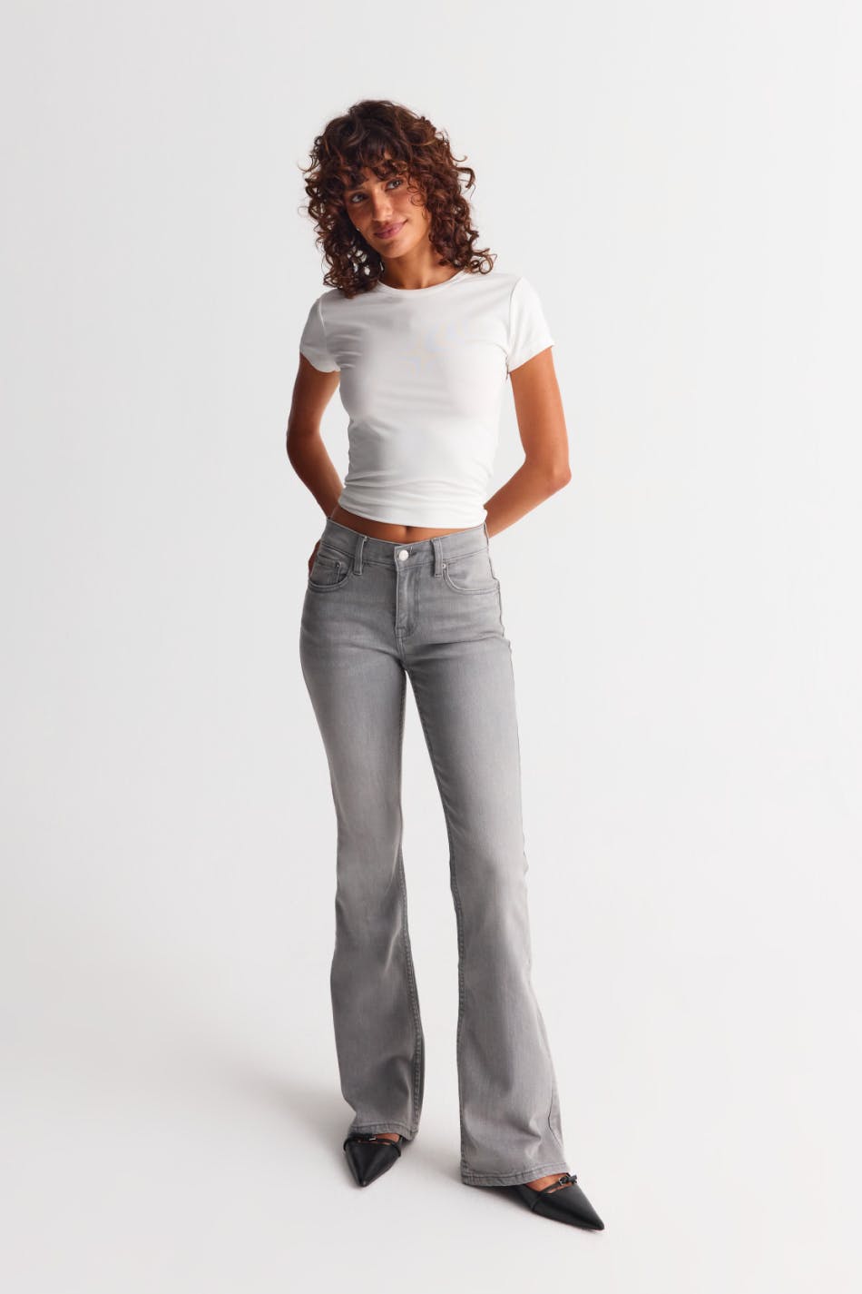 Low waist bootcut jeans