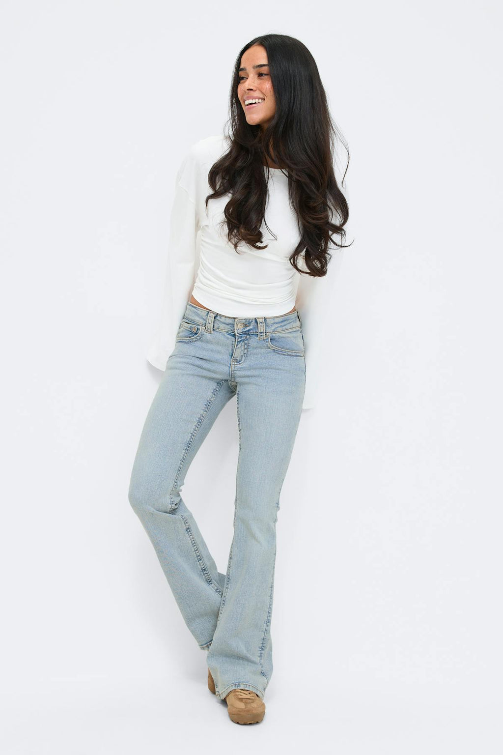 Y2k low bootcut jeans