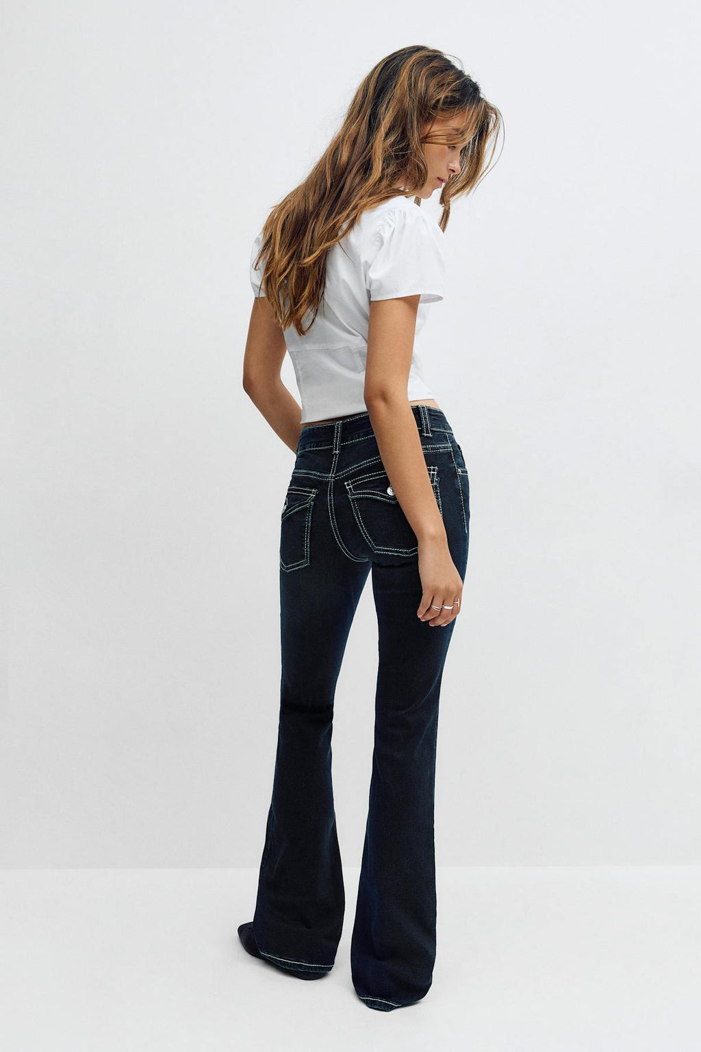 Y2k low bootcut jeans