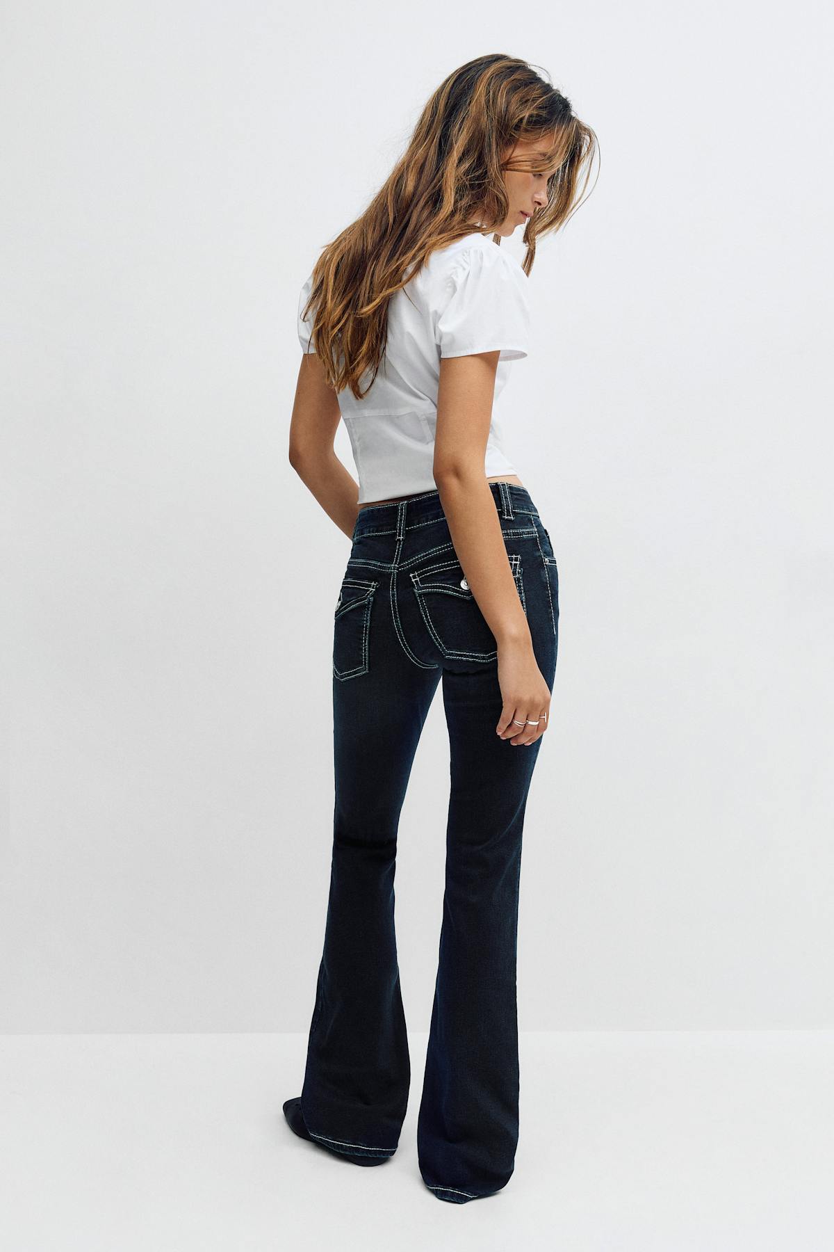 Y2k low bootcut jeans