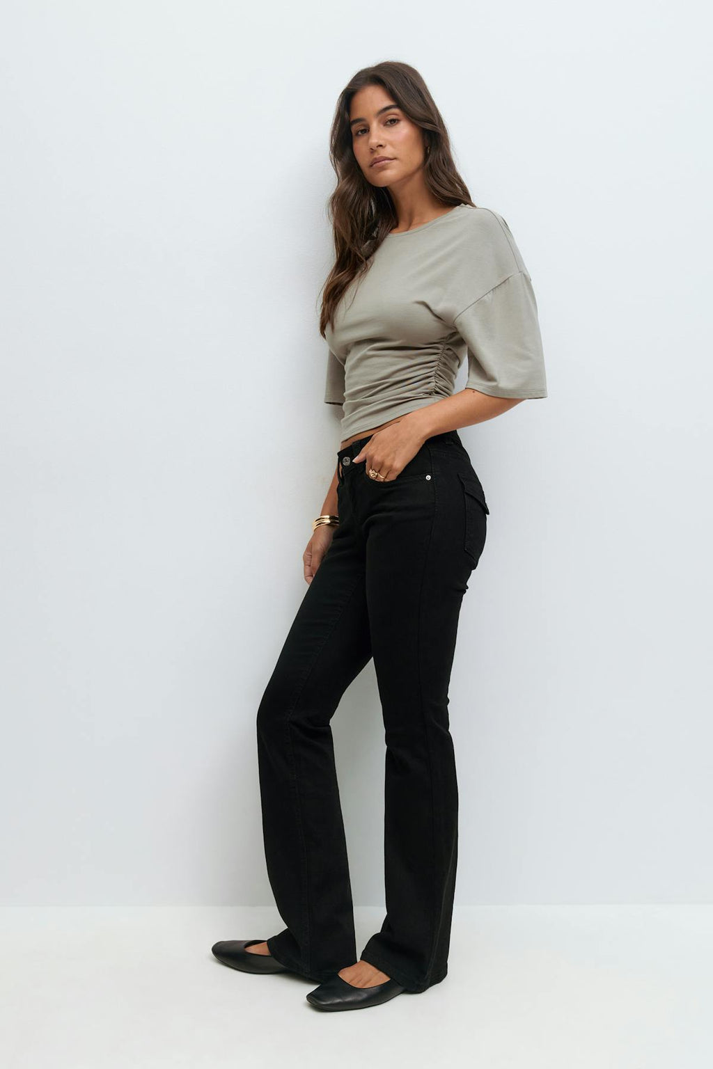 Y2k low bootcut jeans