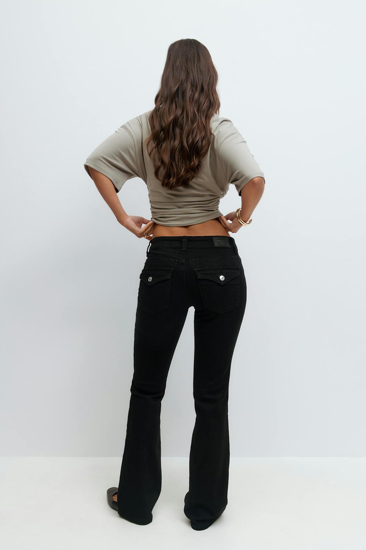 Y2k low bootcut jeans