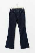 Low petite bootcut jeans