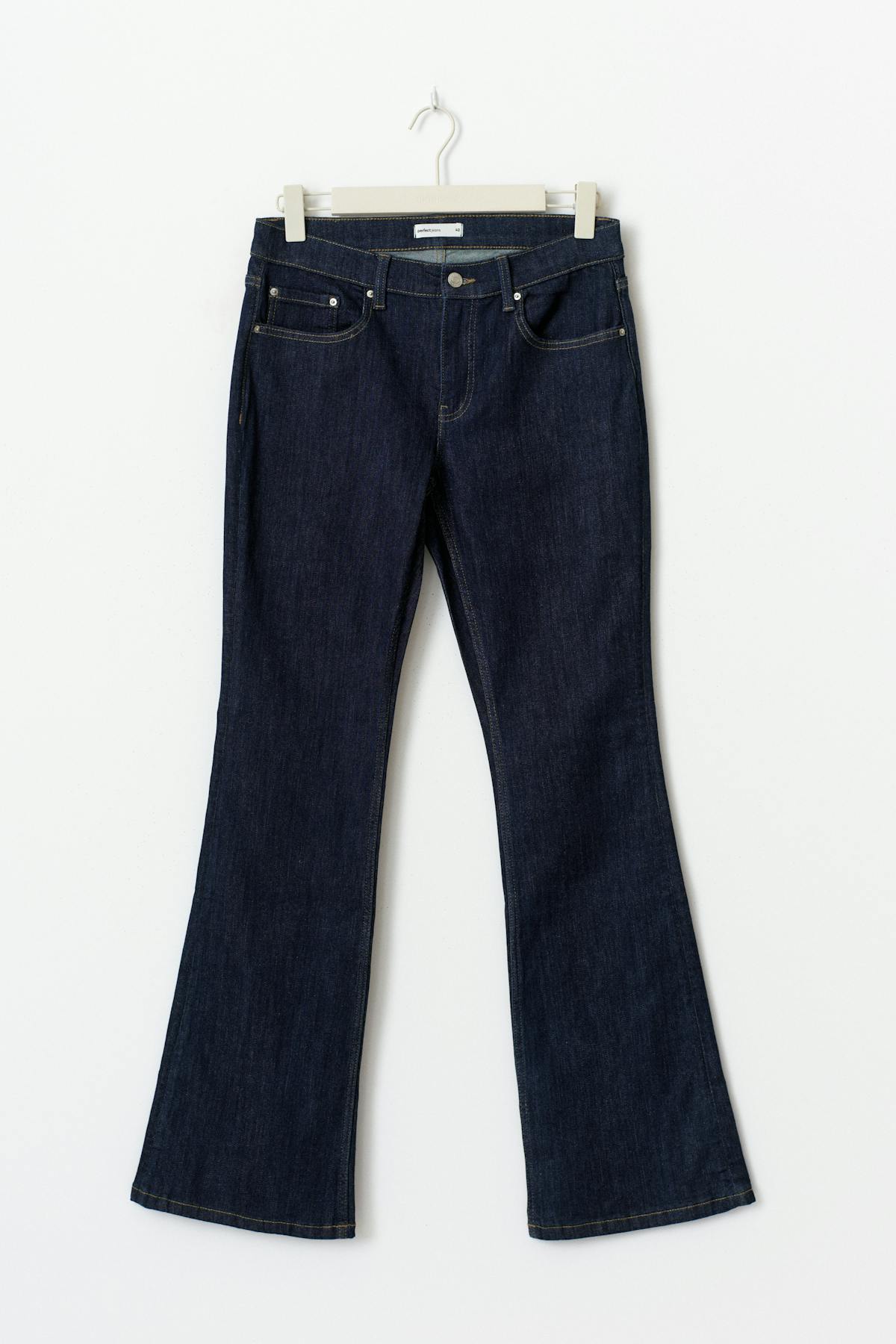 Low petite bootcut jeans