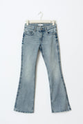 Low petite bootcut jeans