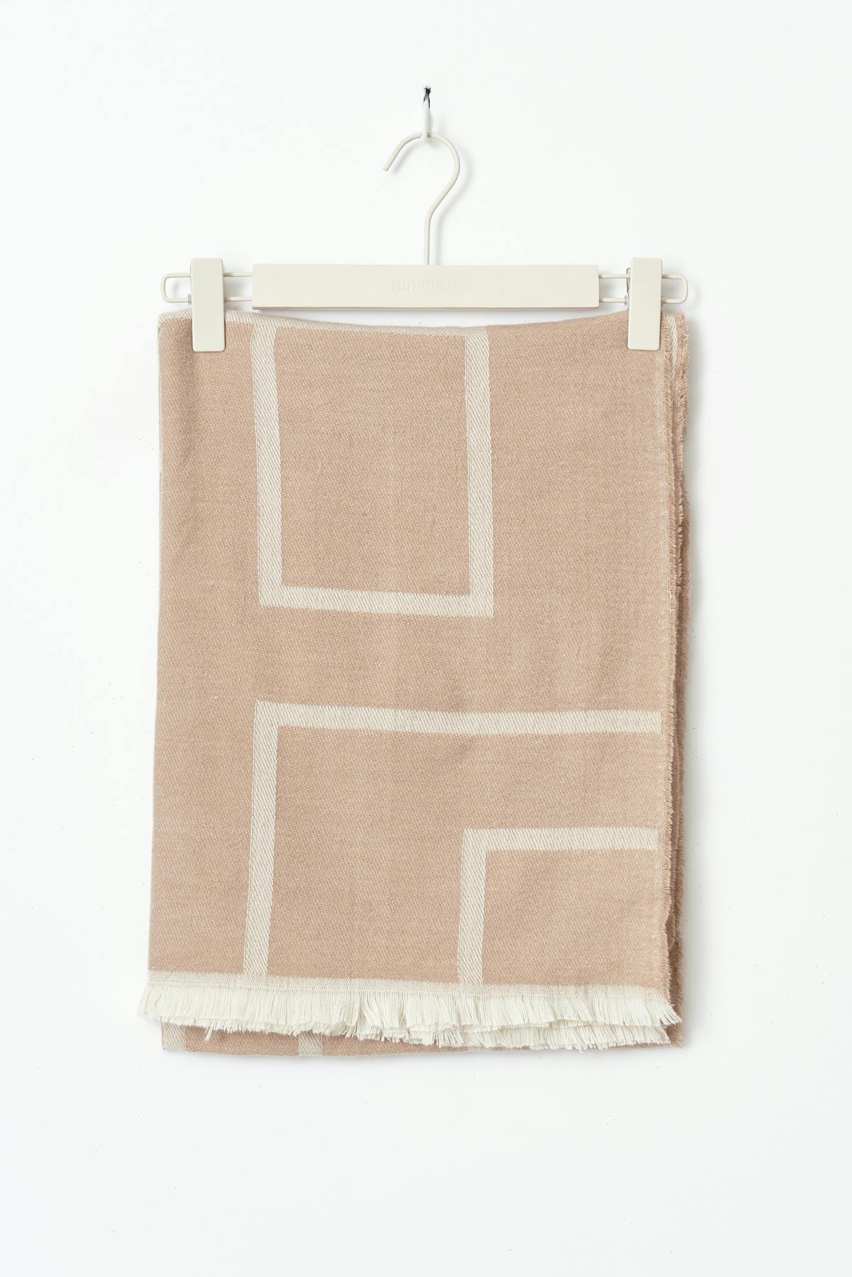 big jaquard soft scarf