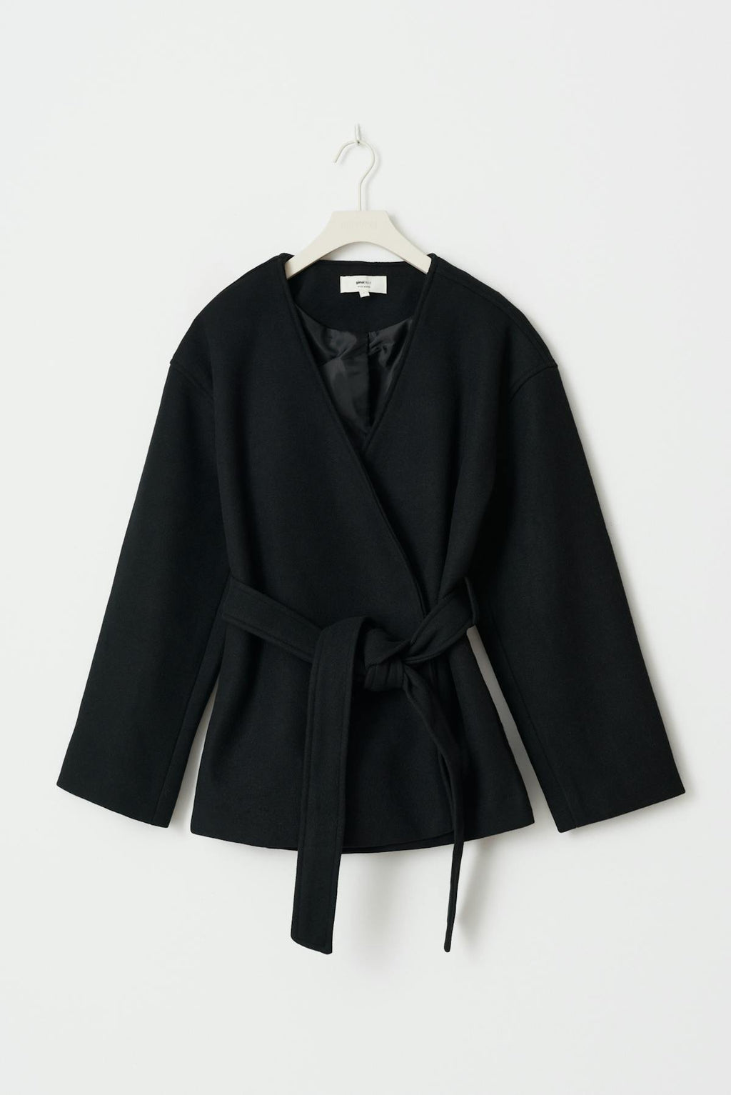 Belted short coat