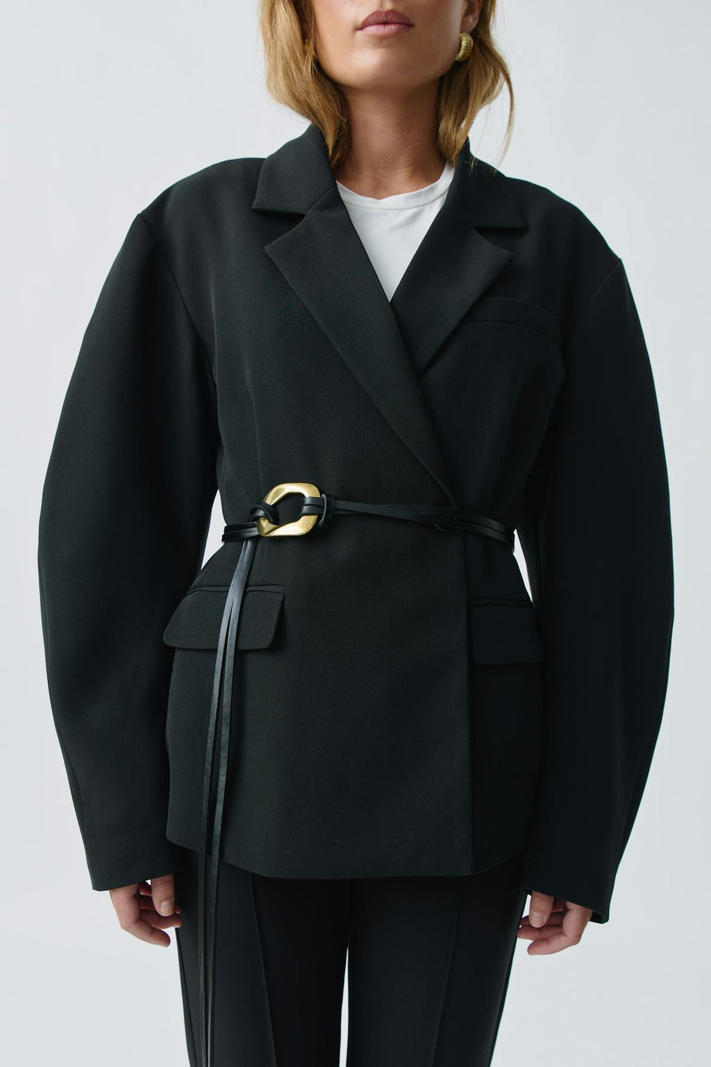 two strap tie belt