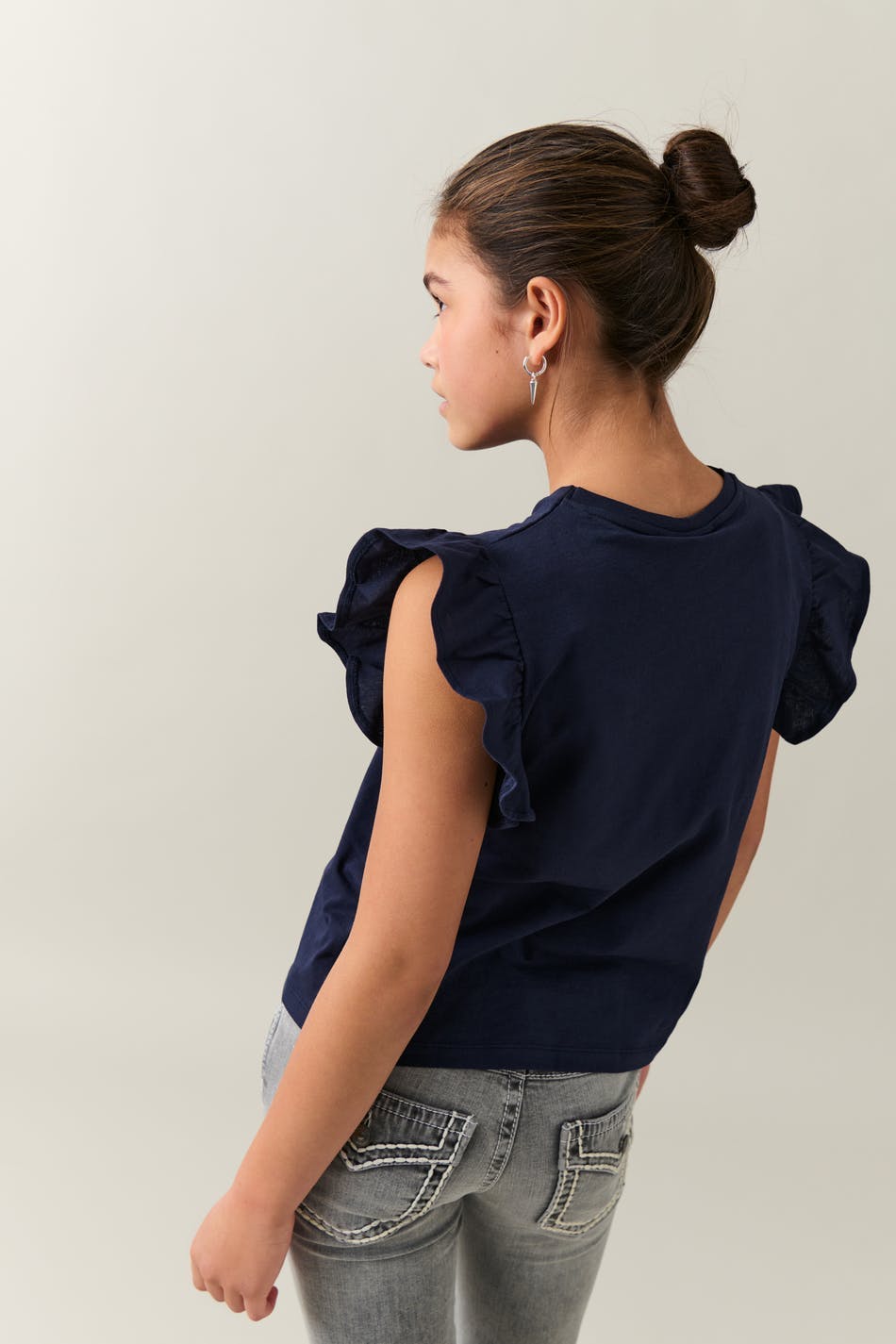 Y flounce tee