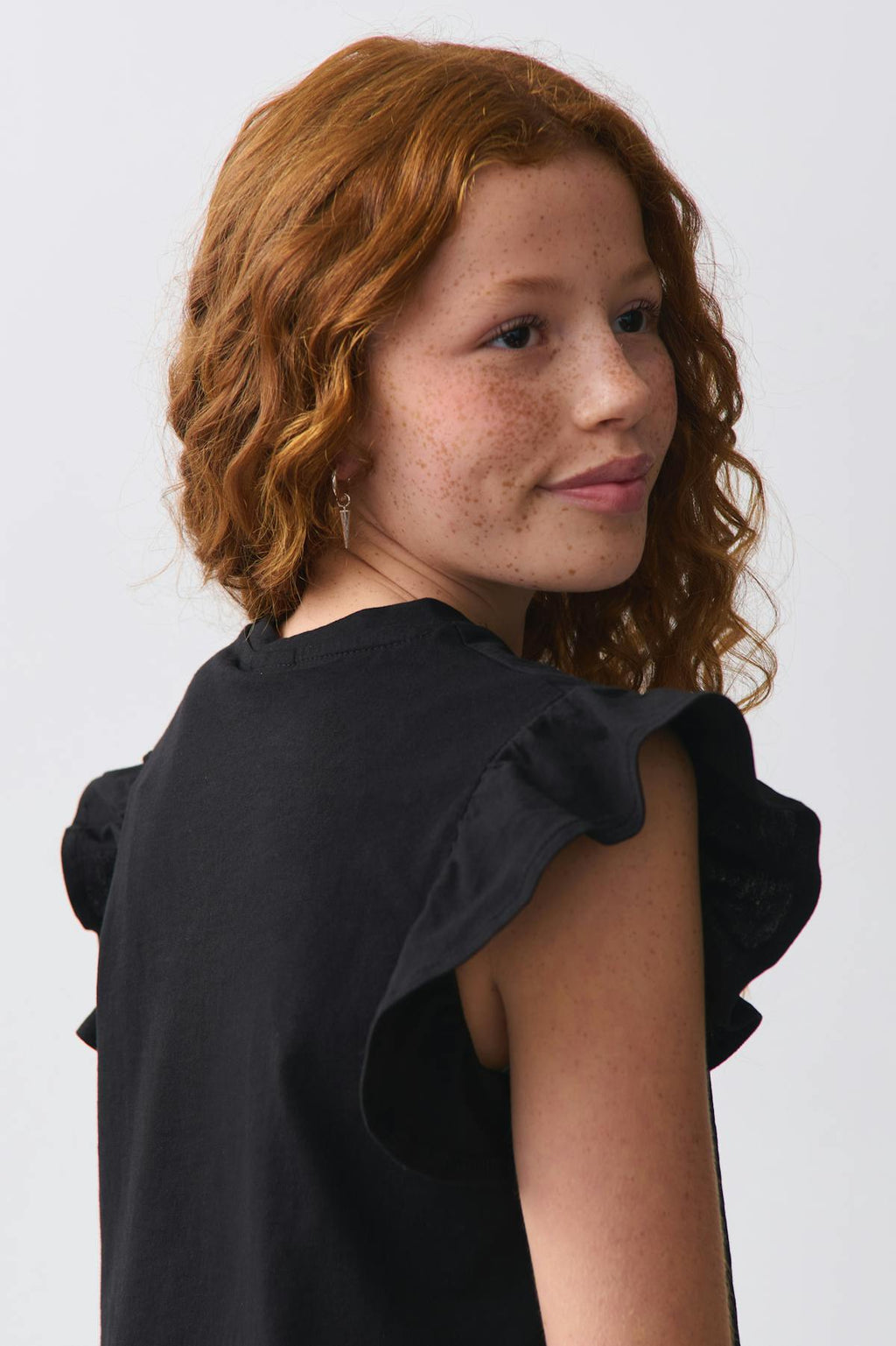 Y flounce tee