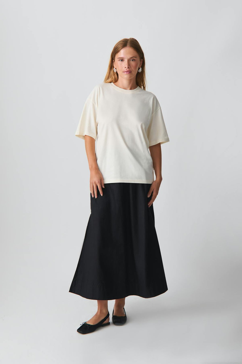 Oversized print tee