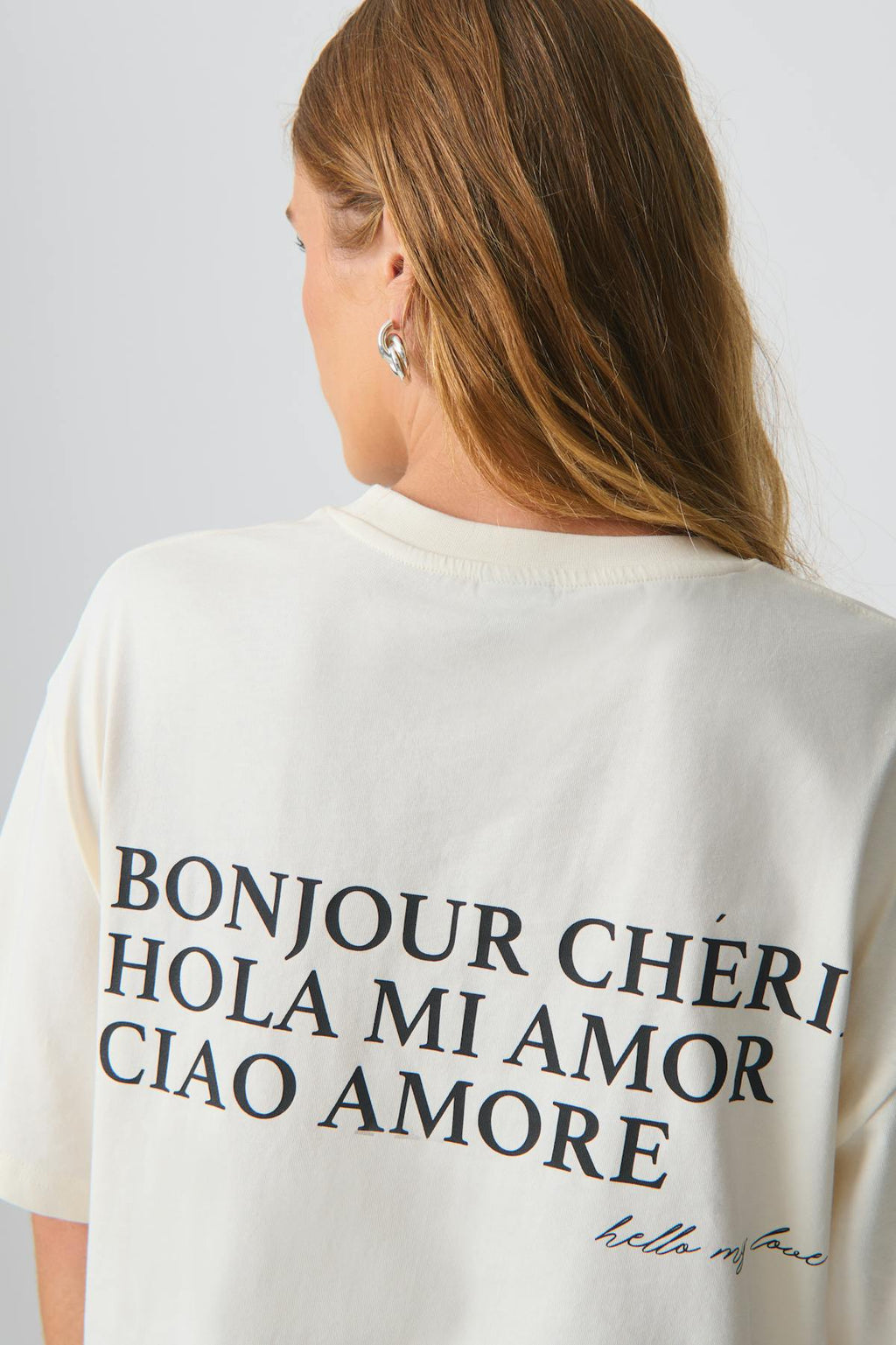 Oversized print tee