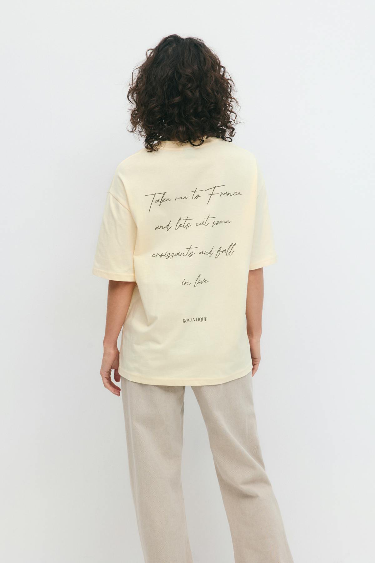 Oversized print tee