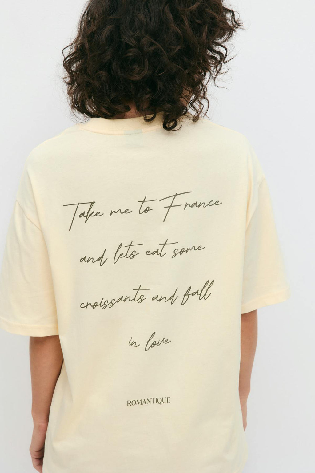 Oversized print tee