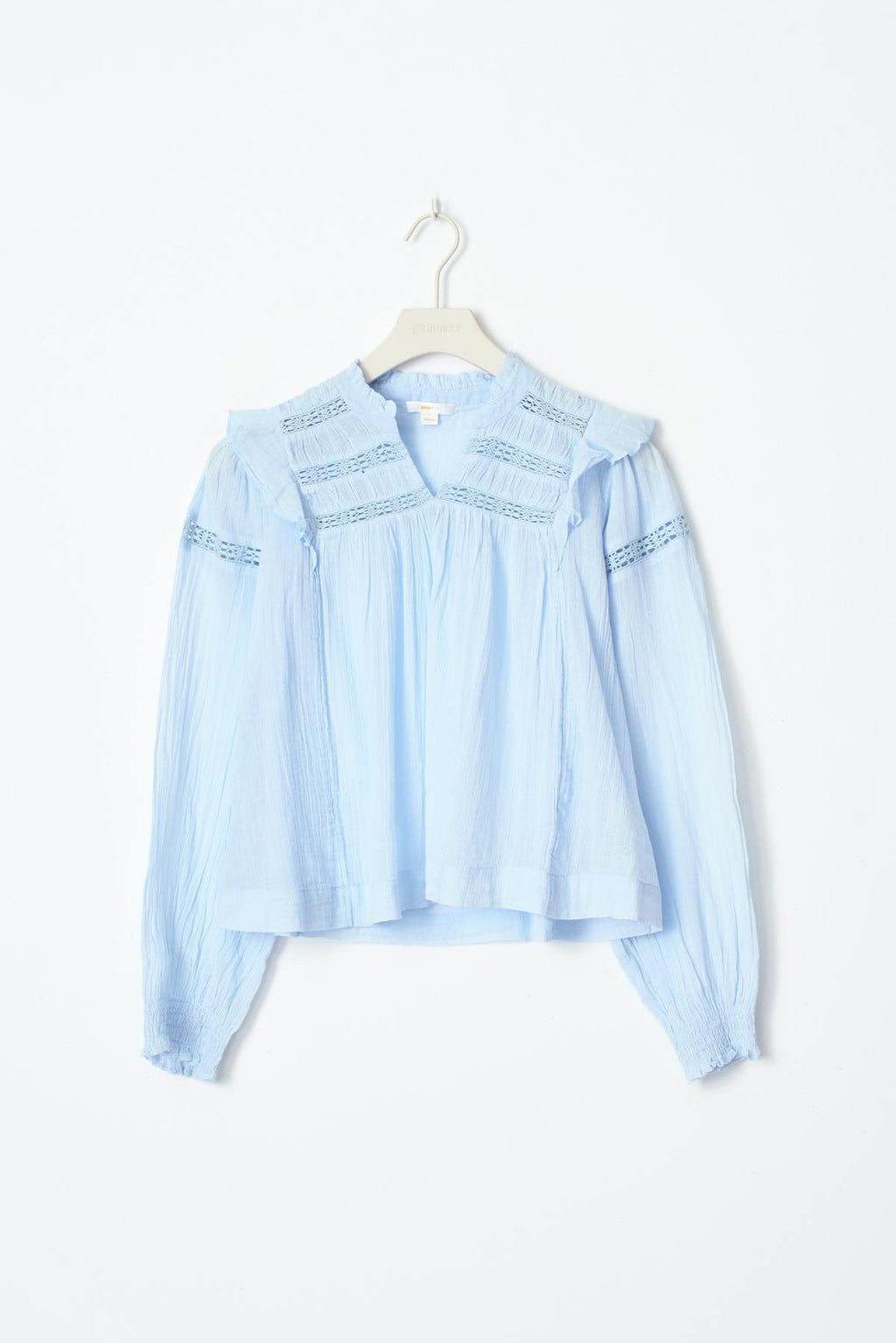 Y boho lace blouse
