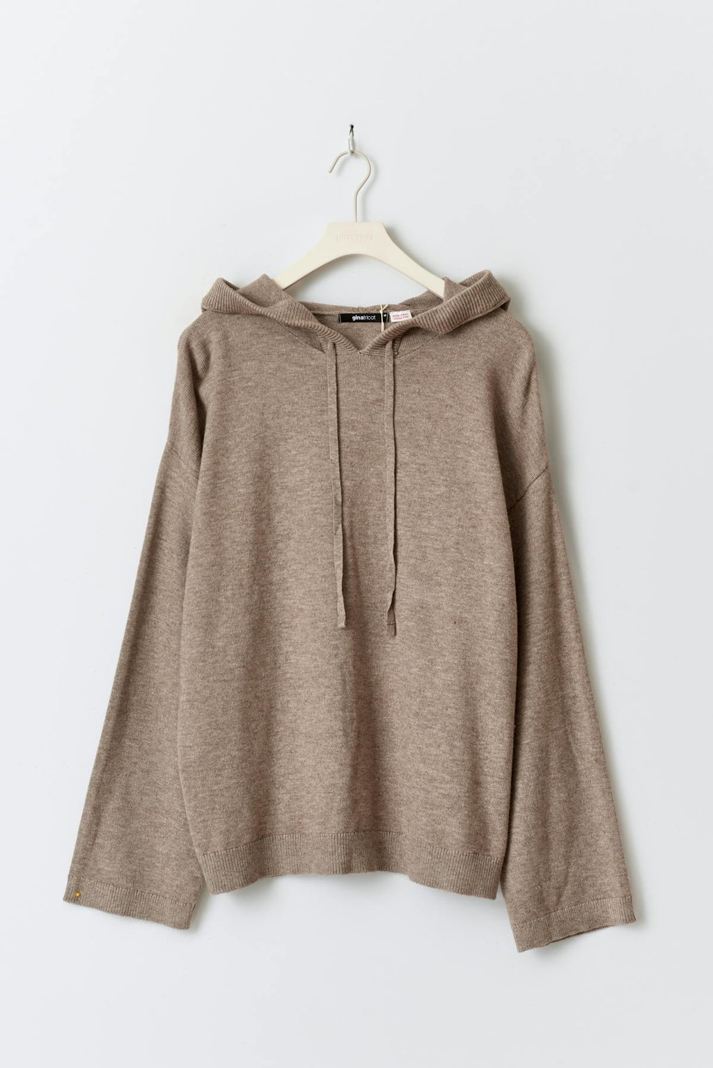 Knitted hoodie