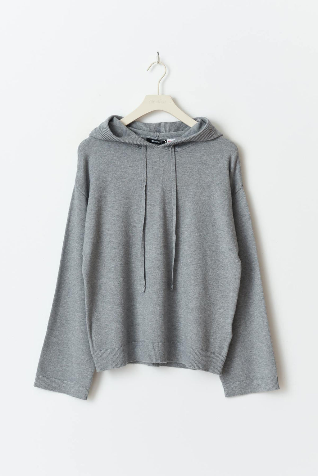 Knitted hoodie