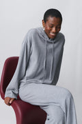 Knitted hoodie
