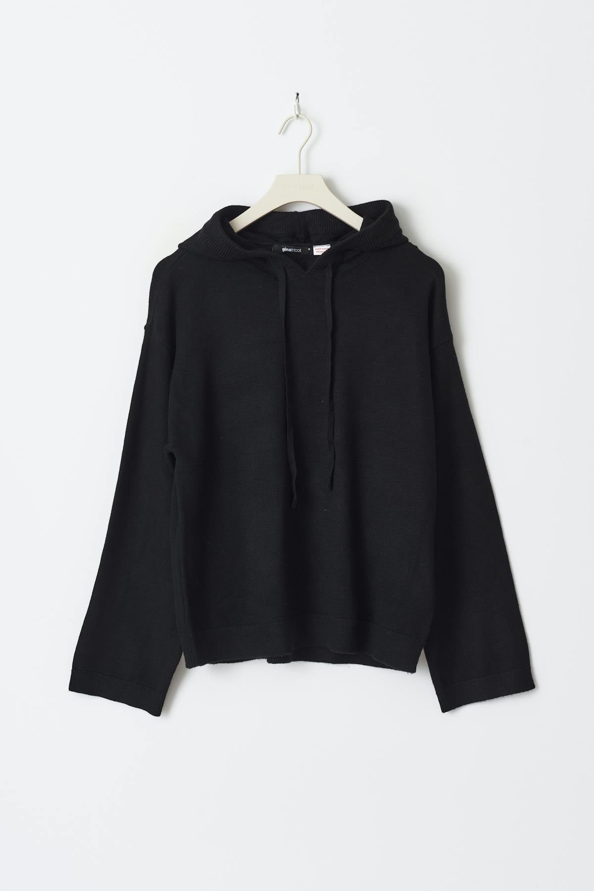 Knitted hoodie