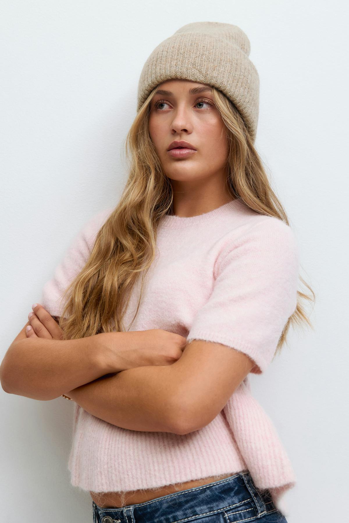 Y rib beanie